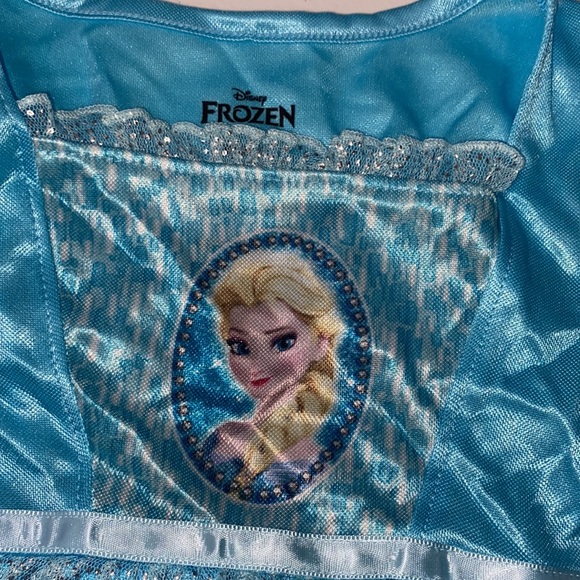 Disney Frozen Toddler Girl Pajama Night Gown Princess Elsa Dress Size 2t - Picture 4 of 11